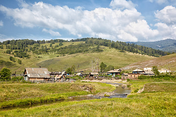 Image showing Altai village