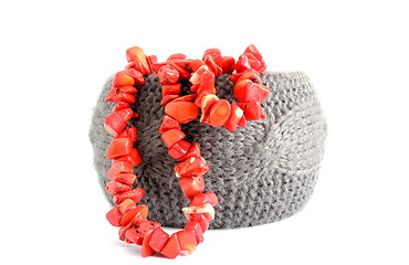 Image showing bracelet and coral beads