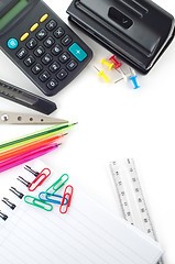 Image showing Assortment of stationery