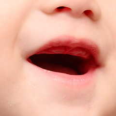 Image showing baby mouth