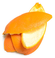 Image showing peel of an orange