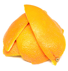 Image showing peel of an orange