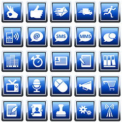 Image showing Office  icon set