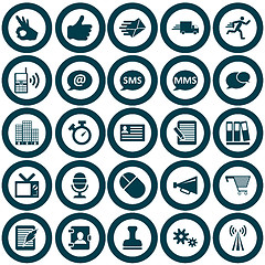 Image showing Office  icon set