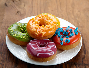 Image showing baked doughnuts