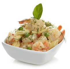 Image showing Pasta With Shrimps