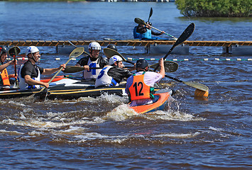 Image showing VELIKY NOVGOROD, RUSSIA - JUNE 10: The second stage of the Cup o