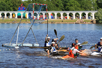 Image showing VELIKY NOVGOROD, RUSSIA - JUNE 10: The second stage of the Cup o