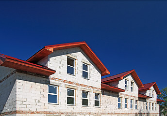 Image showing new cottage on celestial background