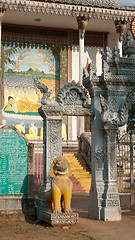 Image showing Detail of Buddhist temple in Cambodia