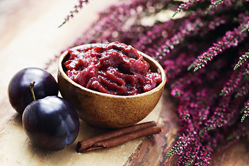 Image showing plum and apple chutney