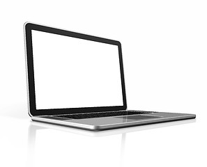 Image showing Laptop computer isolated on white