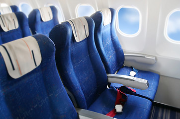 Image showing Airplane interior