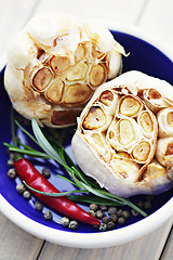 Image showing roasted garlic