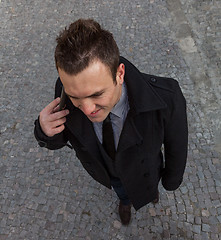 Image showing Businessman on the Phone