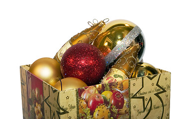 Image showing Christmas-tree decorations