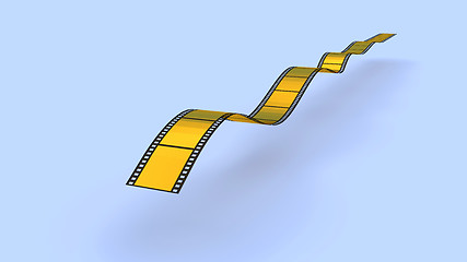 Image showing Gold  film strip