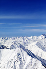 Image showing Winter mountains in nice day