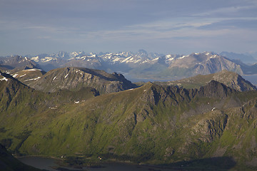 Image showing Lofoten mountains