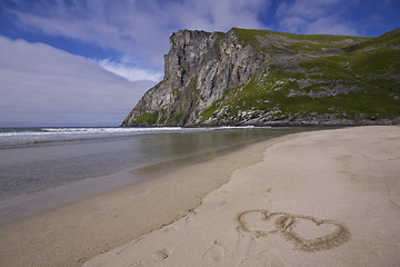 Image showing Lofoten love