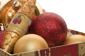 Image showing Christmas-tree decorations