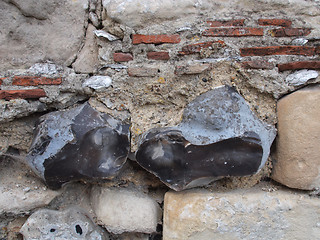 Image showing Flint wall