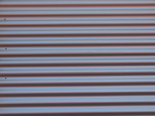 Image showing Corrugated steel