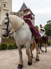 Image showing Princesses Riding Horses