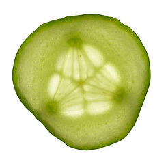 Image showing cucumber slice