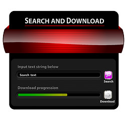 Image showing Search and download GUI stuff 