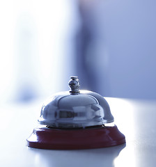 Image showing Close up photo of a bell 