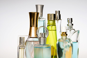 Image showing Perfume bottles