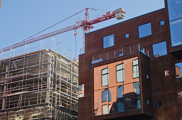 Image showing A under construction building 