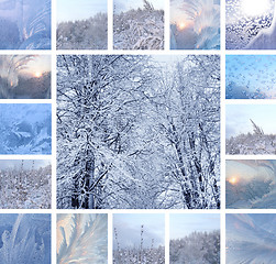 Image showing Winter collage
