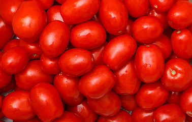 Image showing Lot of Red Tomatoes background