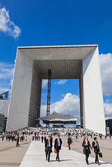 Image showing Businesspeople in La Defense