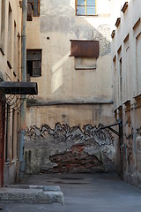 Image showing old inner courtyard