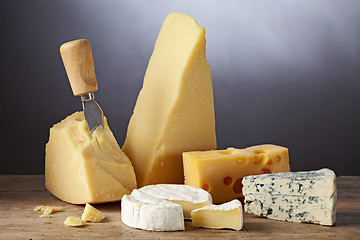 Image showing still life with cheese