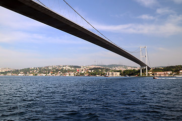 Image showing First Bosphorus Bridge in Istanbul