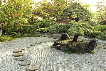 Image showing stone garden