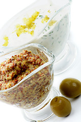 Image showing Whole Grain Mustard and Tartar Sauce