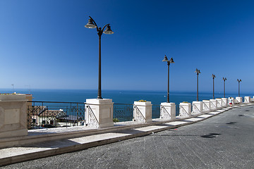 Image showing promenade in Rodi Garganico Apulia