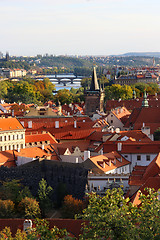 Image showing Prague bridges 