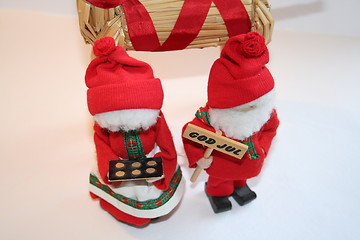 Image showing Father Christmas with his wife