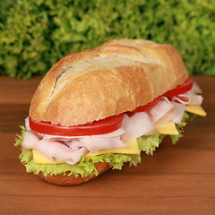 Image showing Ham Sandwich