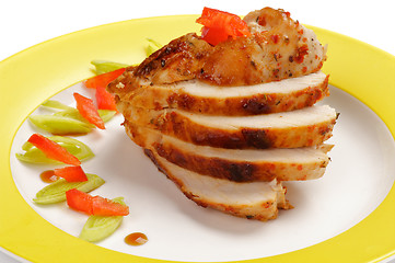 Image showing Slices of Chicken Breast