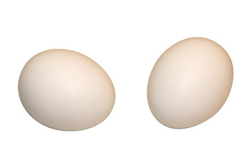 Image showing Two eggs