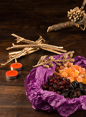 Image showing Dried fruit