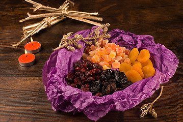 Image showing Assorted dried fruit