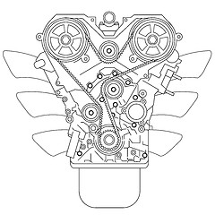 Image showing Internal combustion engine